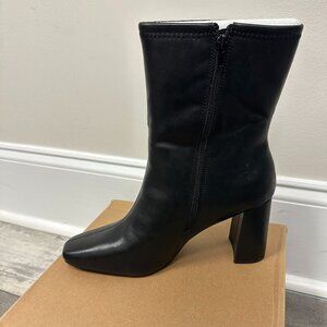 Coutgo Women’s Square Toe Mid-Calf Boots – Size 11 (New in Box)